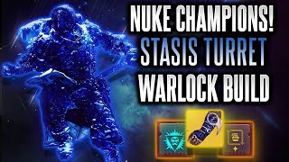 DESTROY CHAMPS Insane Stasis Warlock PvE Build  Destiny 2 Season of the Haunted [upl. by Zealand750]