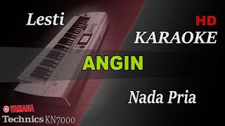 LESTI  ANGIN  NADA PRIA   KARAOKE [upl. by Annaeed]