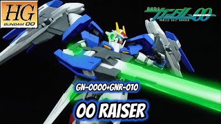 HG 00 Raiser  GN Sword III Review  Mobile Suit Gundam 00 [upl. by Ecirahc]