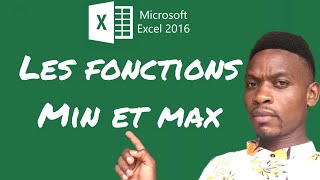 Leçon 5 Les fonctions Min et Max  Initiation à Ms Excel 2016 [upl. by Kentiga]