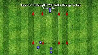 1v1 Dribbling Drill U7 and Up [upl. by Gardy621]