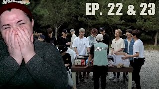 SEVENTEEN GOING SEVENTEEN 2019 EP22 amp 23 TTT 1 CAMPING VER  REACTION [upl. by Azerila]