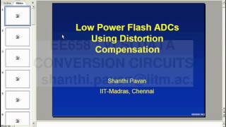 Lecture 28  Bubble Correction Logic in a Flash ADC Comparator Metastability [upl. by Naashom]