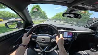 2024 Opel Corsae 100kW GS POV Test Drive [upl. by Adaynek]