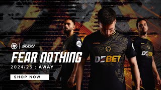 Wolves 202425 new SUDU black away kit [upl. by Madden]