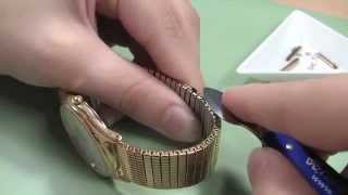 Watch Band Adjusting  How to Remove UClip Expansion Links [upl. by Pressman]