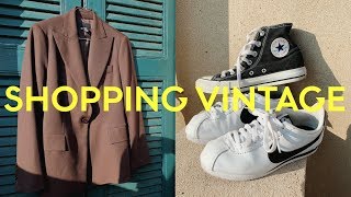 SHOPPING VINTAGE dove compro vestiti usati  haul [upl. by Meingoldas]