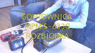 Gofrownica MPM S633G  rozbiórka [upl. by Sadnalor]