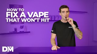 How To Fix A Disposable Vape That Wont Hit  Distromike [upl. by Mistrot]