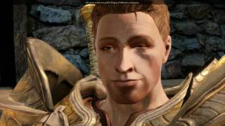 Dragon Age Origins Alistair Romance part 32 Kissing Alistair version 7 [upl. by Elazaro]