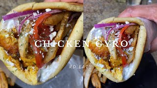 Chicken Gyro Recipe Quick and Easy Dinner [upl. by Ahsak]