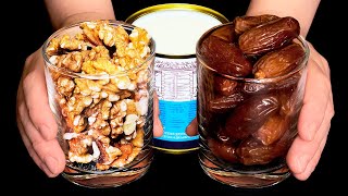 TOP 5 DESSERTS WITH CONDENSED MILK WALNUTS DATES [upl. by Naliorf]