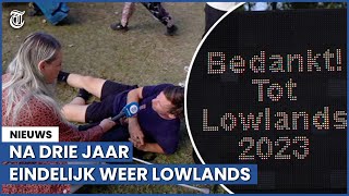 Festivalganger kapot na Lowlands Veel schatjes hebben bier gehaald [upl. by Xonnel]