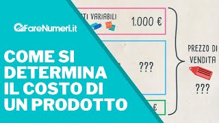 Come si determina il costo di un prodotto [upl. by Ishmael]