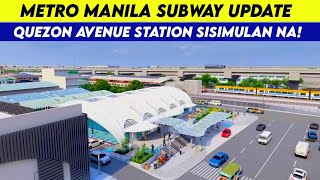 Metro Manila Subway Quezon Avenue Station [upl. by Arrekahs]