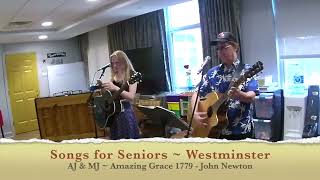 2024 05 11 Amethyst Jonquille amp MJ sing Amazing Grace at Westminster [upl. by Erlewine613]