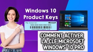 Comment installeractiver la licence clé Windows 10 Proinstructions simples [upl. by Quartana]