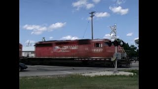 CP Rail Freight Train Through Franksville [upl. by Iak]