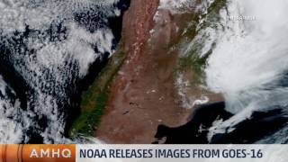 NOAA Releases Images From GOES16 [upl. by Kuebbing]