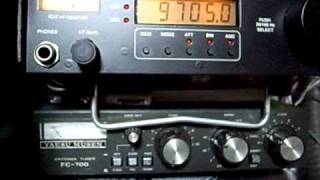 9705kHz Voix du Sahel Niamey Niger ORTN [upl. by Yenal160]