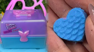 Real Littles Micro Craft DIY Fizz Bomb Mermaid 🧜‍♀️💜 asmrsounds cuteasmr [upl. by Doane]