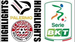 FC Südtirol vs Palermo 13 Highlights  LEGA B 20242025 [upl. by Columbyne382]