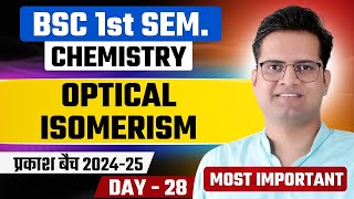 Optical IsomerismDay28BSc 1st Semester ChemistryBe DKDian [upl. by Menard702]