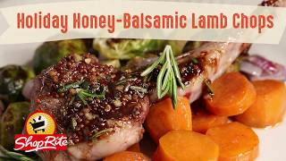 How to Make Holiday Honey Balsamic Lamb Chops [upl. by Linskey]