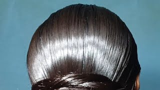 oiled hair sleek  oiled hair coming [upl. by Yance]