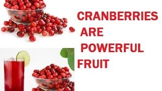 Cranberry  Superfruit  MVP of all Berries [upl. by Greerson]