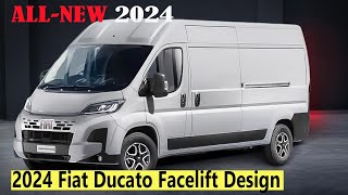 Coming Soon New 2024 Fiat Ducato Facelift Revealed  FullSize Commercial Vans [upl. by Newfeld]