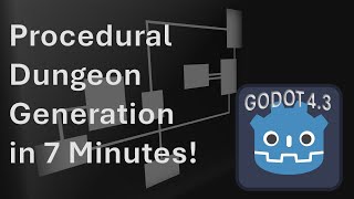 Procedural Dungeon Generation in Godot 43 in 7 Minutes [upl. by Krasnoff]