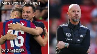 Xavi can reunite with three Barcelona stars at Man Utd if he replaces Erik ten Hag [upl. by Leverick]