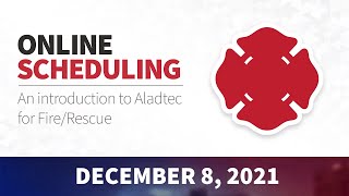 Aladtec Online Scheduling amp Workforce Management for Fire Rescue  Dec 2021 [upl. by Olivann]