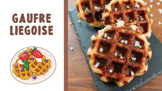 Ma recette de gaufre liégeoise [upl. by Urba]