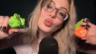 ASMR soft kisses and clay cracking for SLEEP 🖤 [upl. by Lorimer]