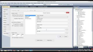 How to create exe publish wizard in c VS10 [upl. by Ellierim]