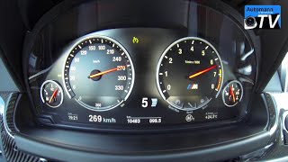 2014 BMW M6 Cabrio 560hp  0269 kmh acceleration 1080p [upl. by Htiduj522]