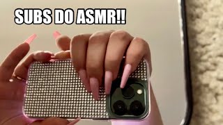 SUBSCRIBERS DO ASMR CAMERA TAPPING amp SCRATCHING [upl. by Scheld]