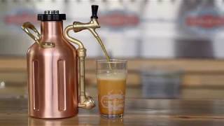 Growlerwerks uKeg Protable Beer Keg  How to Use [upl. by Eirolam768]