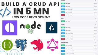 Build a CRUD API in 5 MINUTES [upl. by Nomolos]