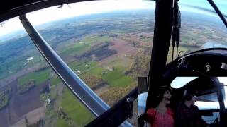 Hands off flying in a Luscombe 8A [upl. by Wight517]