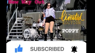 New Way Out  POPPY Poppy Stompies in 4k Quality Insane Scream At Aftershock Festival [upl. by Broek]