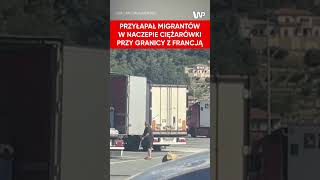 Kierowca przyłapał nielegalnych migrantów [upl. by Shannon301]