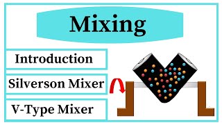 Mixing  Mechanism Of Mixing  Equipment For Mixing  Silverson Mixer Homogenizer  VType Mixer [upl. by Cid]