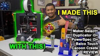 Monoprice Maker Select Plus  IN DEPTH 3D Printer Review [upl. by Reiche]