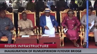 Wike Oshiomhole Inaugurate Rumuepirikom Flyover Bridge  TVC News Live [upl. by Anileba24]