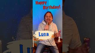 Luca Alles Gute zum Geburtstag Happy Birthday Luca Geburtstagslied und Geburtstagsgruß [upl. by Niaz217]