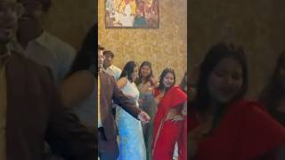 sari me pari lagelushortvideo viralvideo trending wedding party dance youtubeshorts short [upl. by Akihsal725]