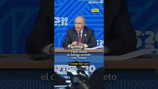 Putin comenta las declaraciones de Trump sobre atacar Moscúrusia putin trump donaldtrump moscú [upl. by Sena908]